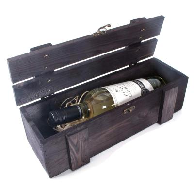 Chine Personalized Wooden Wine Storage Box Bridesmaid Wine Gift Box Grape Wine Box à vendre