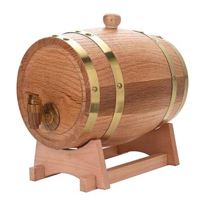 China High Quality 3L Oak Wood Wine Barrels Wholesale Manufacturer For Beer, Wine Barrel à venda