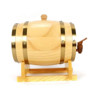 China Wooden Beer 	Wine Barrel Wood Wine For Decoration With Safety Package en venta