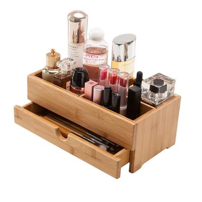 China Manufacturer Selling Creative High-Quality Wooden Cosmetic Storage Box With Sustainable, Stocked Feature à venda