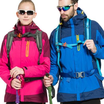 China New autumn and winter windproof outdoor ski wear fashion workwear jacket simple hooded tactical men and women three-in-one jacket for sale