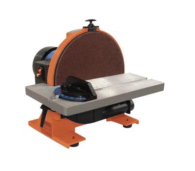 China Heavy Duty Steel Motor Tool 12inch Bench Disc Wood Sanding Sander with Disc Brake System for sale