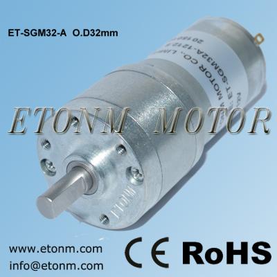 China motor elétrico do gearhead da C.C. do motor da engrenagem 24v, motor RPM 24v 12v do gearhead da C.C. à venda