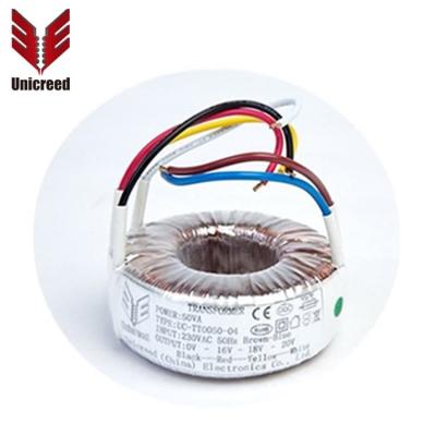 China 220V 230V Step Down Amplifier Audio Visual Equipment China Supplier Power Toroidal Transformer to 12V 24V 36v 50VA 100VA 1000VA Transformer for sale