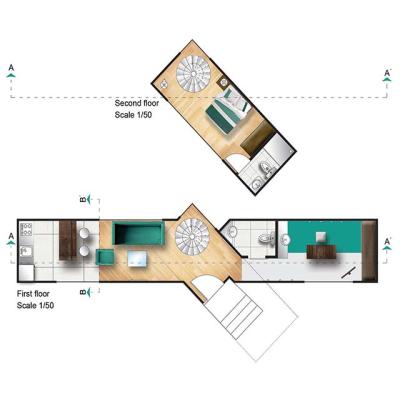 China Modern Steel Camping Modular Home Hotel Pod Bungalow Prefab Home Luxury for sale