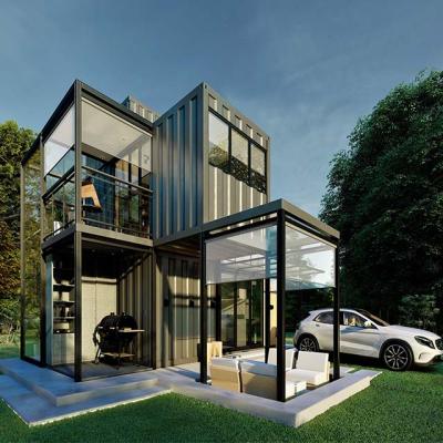 China Post Modern Modern Au/Nzs Certified Prefab Light Steel Villa Shipping Container Prefab Home Rooms for sale