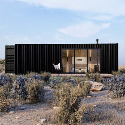 China Modern 2 Bedroom Prefab House Homes Bahay Prefab Outdoor Steel Prefab Houses Container Tiny House for sale