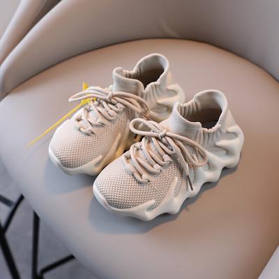 China Wholesale Round Kids Sports Casual Sneakers School Flat Comfortable White Kids Sports Shoes for sale