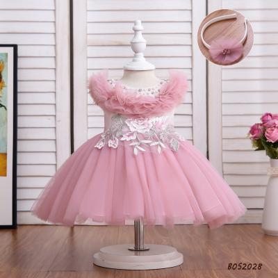 China Luxury Formal Toddler Dress Ropa Nia Girl Party Wear Washable Round Neck Polyester Cotton Toddler Kids Dresses Dresses For Babies for sale