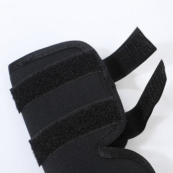 China Custom Logo Adjustable Breathable Neoprene Elasticity Back Injury Pad Dog Leg Brace for sale