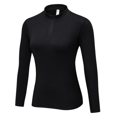 China New Custom Made Anti-Wrinkle Women Clothes Long Sleeve T-Shirt for sale