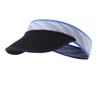 China Shade Hot Sell Custom Elastic Visor Fitness Outdoor Sports Running Jogging Hat for sale