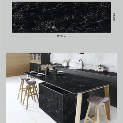 China Modern artificial 800x2620x15mm stone slabs for kitchen dining table countertops for sale