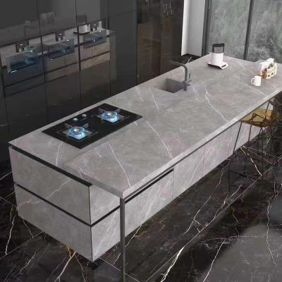 China Modern Polish Kitchen Countertop Tile With Precut Sink Hole for sale