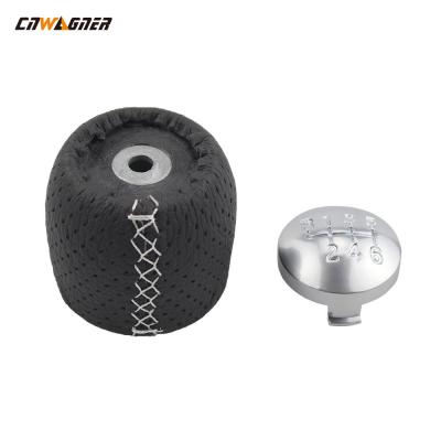 China Custom Sports White Line Gear Knob For Alfa Romeo S 6-Speed Shift Knob Automatic Cartoon Shift Cover for sale