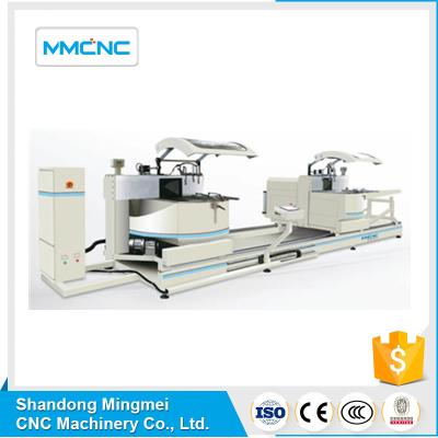 China Building Material Shops CNC 5 DOUBLE AXIS MITER COMPOUND SAW For Aluminum Profile for sale