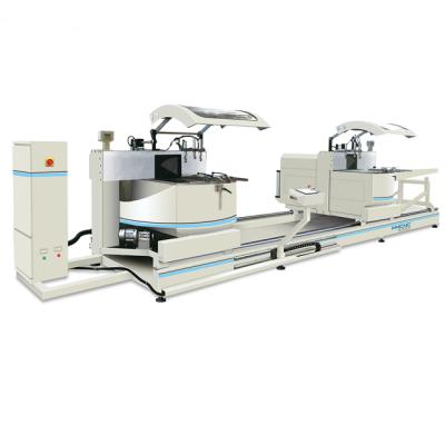 China Building Material Shops Curtain Wall Aluminum Profile Double Head Saw Cutting Machine SKZXR-600x5300 for sale