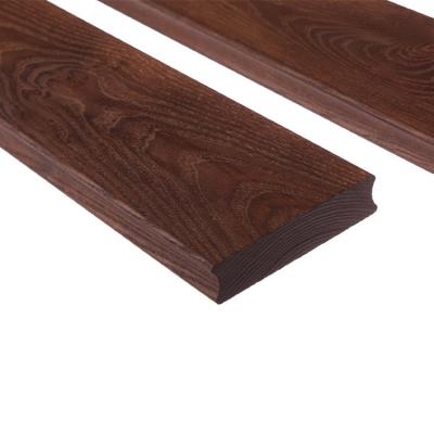 China Modern Thermowood Wall PanelsFuniture Wood Carbonized Exterior Flooring for sale