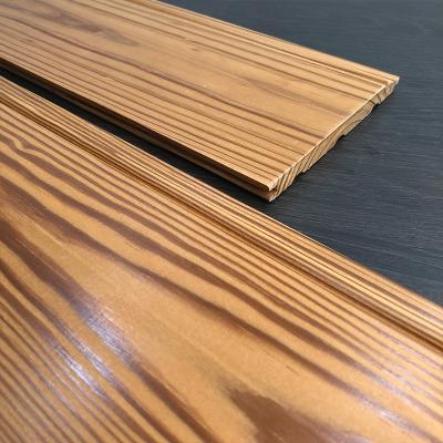 China Modern Carbonized Wood Thermowood Other Timber Thermowood forWood Wall Panels for sale