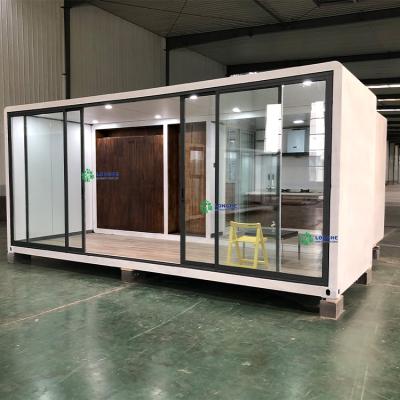 China Modern Fire Retardant And Moisture Proof Expandable Clear Shipping Container House Deluxe Prefab Homes Prefab Beach Shed for sale