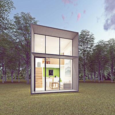 China Hot Sale Modular Modern Factory Prefab Flat Pack Home Unit Indonesia Contain Hous Garage 20Ft Container Flat Pack Prefab Housing Price for sale