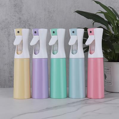 China Garrafa contínua do pulverizador da névoa fina plástica do cabelo da água de Misty Trigger Sprayer Bottle 200ml 300ml à venda