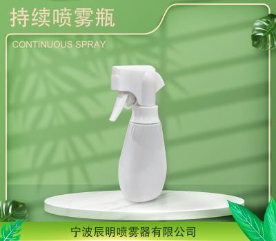 China 300 ml de cabelo de névoa fina garrafa de pulverização plástica cosméticos para cuidados pessoais do rosto garrafa de pulverização contínua à venda