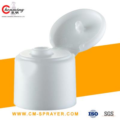 China 24m m 24/410 de los Pp blancos Flip Top Plastic Bottle Caps Flip Top Water Bottle Lid en venta