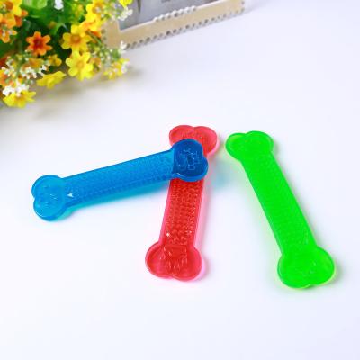 China Popular Pet Supplies Dog Teeth Cleaning Flat Bone Toys Dog Training Artifact for sale