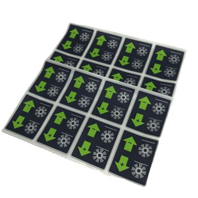 China Waterproof Custom Stickers Paper Leaves Logo Sticker Waterproof Sticker Label for sale