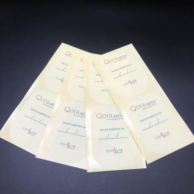 China Waterproof Adhesive Label Custom Waterproof Adhesive Sricker For Medical Device Sticker for sale