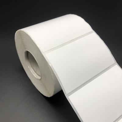 China Heat Sensitive Adhesive Direct Thermal Blank Printable Self Adhesive Custom Sticker and Barcode Roll for sale