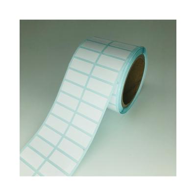 China White Glossy Printable Barcode Label Sticker Roll Rewind Heat Sensitive Continuous Thermal Self Adhesive Roll for sale