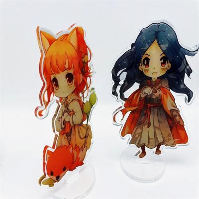 China Promotiom Gift High Quality Popular Game Anime Cute Character Desk Decoration custom character acrylic stand for sale