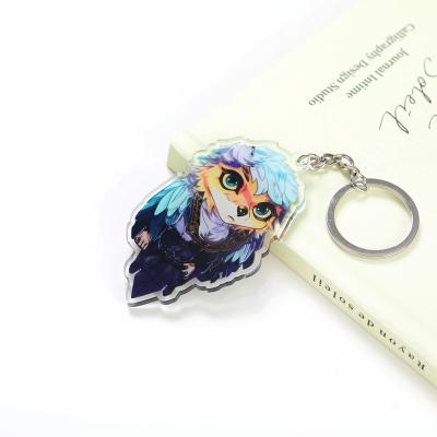 China Promotion Gift Wholesale Manufacture Acrylic KeyChain Custom Printed Acrylic Charms for sale