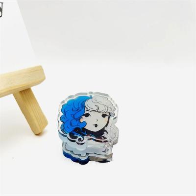 China Promotiom Gift High quality Mini Cute Fashion Clear Epoxy Acrylic Clip Stationery Clip Sticky Note Custom Acrylic Clip for sale