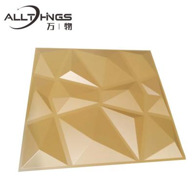 China Anti-Waterproof China Modern Wall Papers PVC Interior Wall Ceiling Panel Living Room 3d Wallpaper Modern Home Sequin for sale