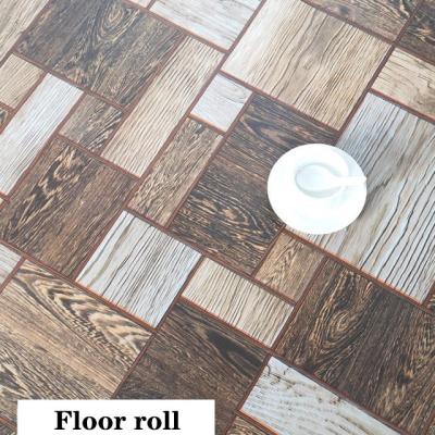 China Anti-water Warehouse Office Wear Resistant Engineering Thickened PVC Plastic Whole Leather Carpet Flooring Rolls for sale