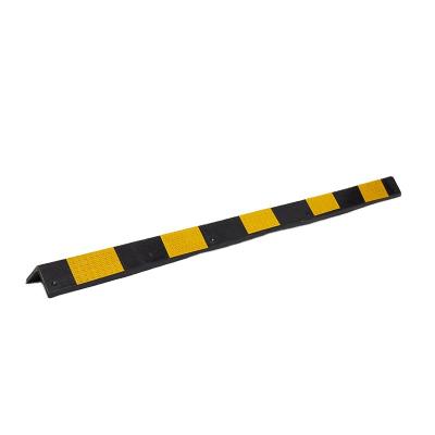 China Industrial Right Angle 100*5*0.5cm Corner Rubber Anti-collision Strip Underground Garage Corner Protector Reflective Belt for sale