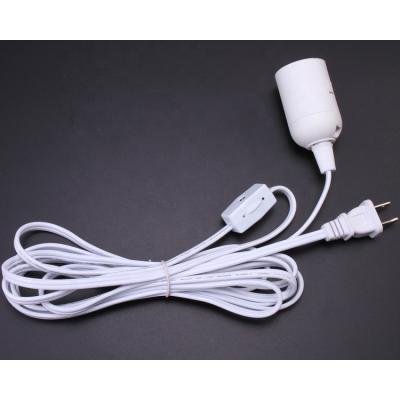 China Home Appliance Lampshade Ready Hanging E26 Cord-Connector And Integrated Switch for sale