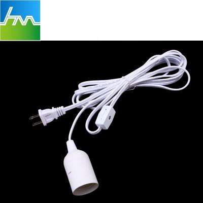 China Customized Home Appliance Wholesale E26 Socket Cable Kit Power Cord And Inline Hanging Paper Light Switch for sale