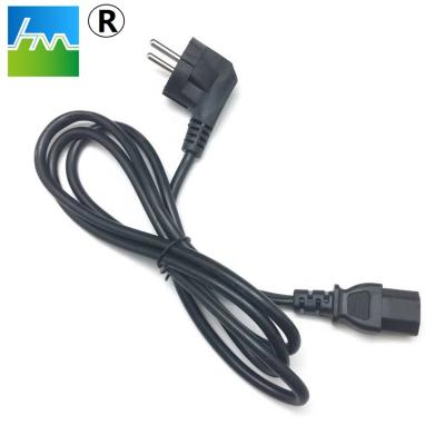 China Home Appliance 3 Prong With European Plug AC Power Cord for sale