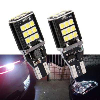 China Super Bright T15 W16W 921 24 SMD LED 3030 Car Canbus Auto Reverse Lights Reversing Lighting Emergency Lamp 38*14.5mm for sale