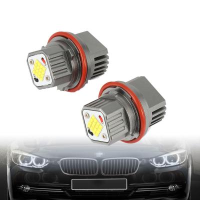 China Car Angel Eye Ring 80W LED Angel Eyes Halo Ring Daytime Maker Light Headlight Bulb Error Free White Fog Lamp For E39 E53 E60 E61 E63 E64 E65 for sale