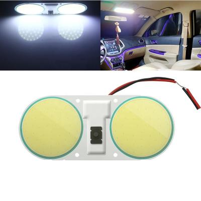 China Super White Ceiling Energy Saving COB 96 SMD Panel Led Lamp 24V For Boat Auto Ceiling SUV Truck Interior Light Warning Led Side Light for sale