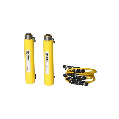 China 71.4 cm2 Enerpac Equivalent Acting Hydraulic Cylinder Double Jack for sale