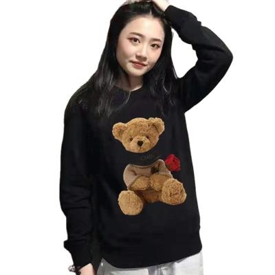 China 2023 Breathable 100% Cotton Designer Heavyweight Sweatshirt Pullover Luxury Famous Brands Embossed Streetwear Women Custom Hoodies for sale