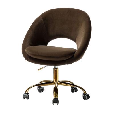 China (Height)Adjustable Swivel Seat Computer Chair Soft Task Chair On Wheels For Home Work Study Small Office Desk Chair for sale