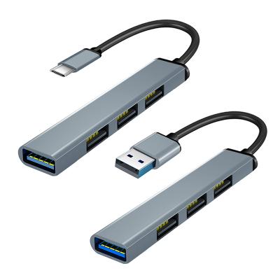 China Charging+Data Transfer+USB Port Extend 4 Port USB Hub Type C Hub With USB 3.0 2.0 Docking Station For Smartphone/Tablet/Laptop for sale