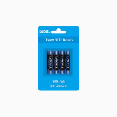 China Toys Factory Supply Ni-Zn 4pcs Cell Size AAA 900mwh 1.6v Eco Friendly Rechargeable Battery for sale